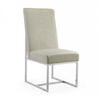 Manhattan Comfort DC030-OM Element Champagne Velvet Dining Chair